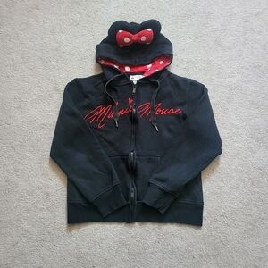 Disney Minnie Mouse Womens Zip Up Jacket